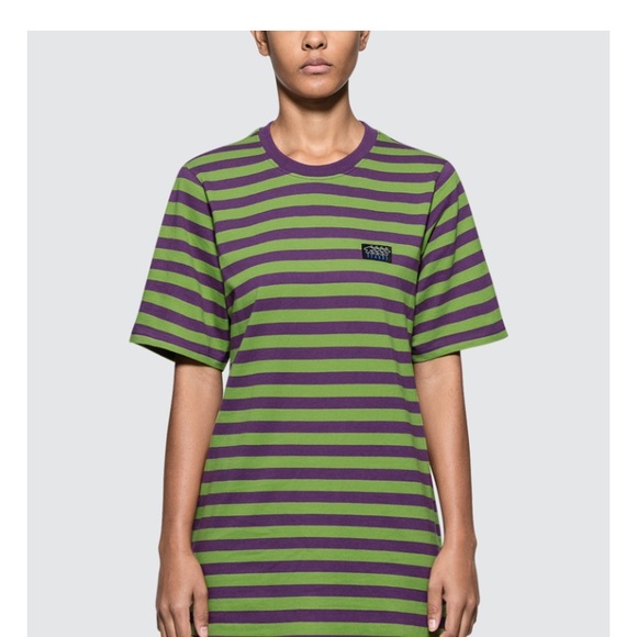 SOLD Stüssy Green and Purple Murray Dress - Picture 6 of 6